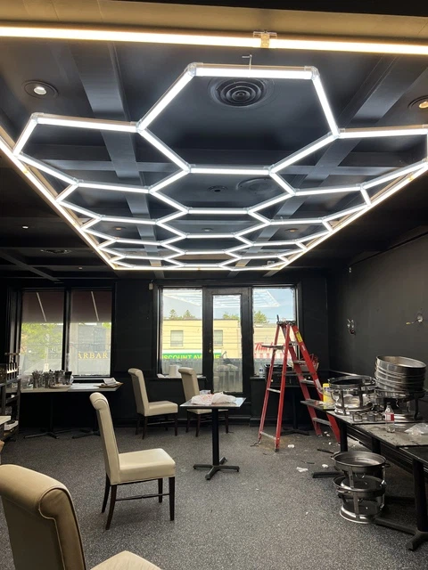 Led Hexagon Garage Lighting